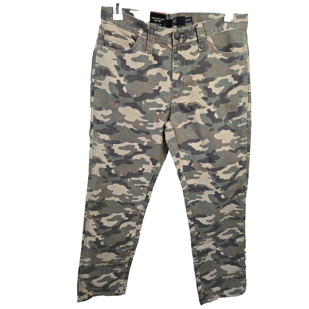 Berkley Jensen Camo Carpenter Mens Pants 32 x 32 NWT Relaxed Straight
